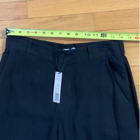 NIC + ZOE 31" RUMBA LINEN WIDE LEG TROUSER‎ NWT SIZE 8 - Picture 6 of 9